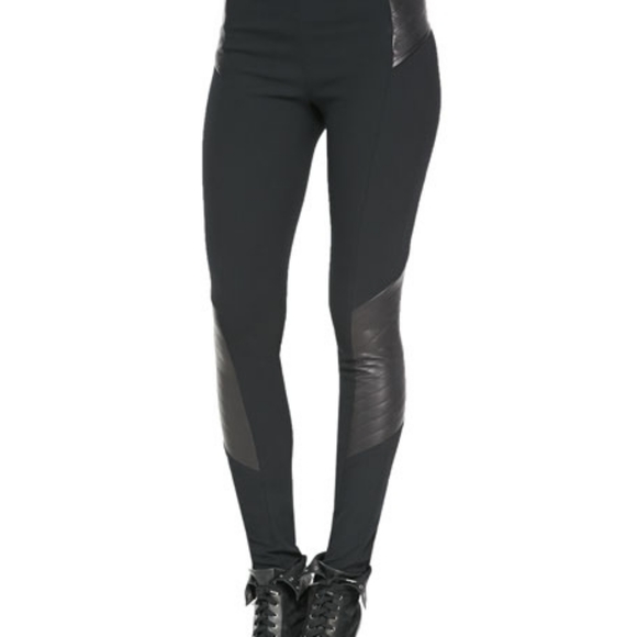 Rag & Bone Black Elettra Leggings - Picture 2 of 3